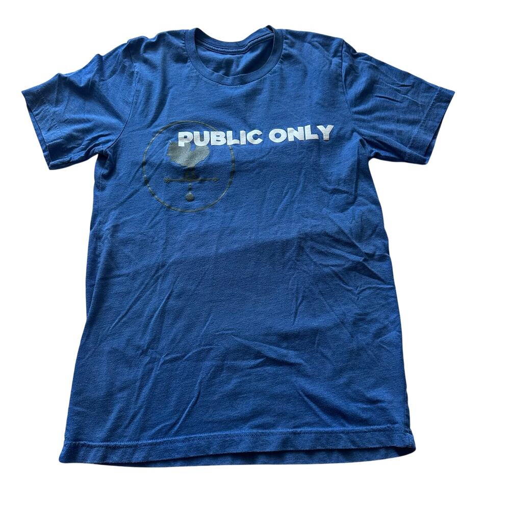 Public Only Blue T-Shirt - Langdon Falls Golf Course